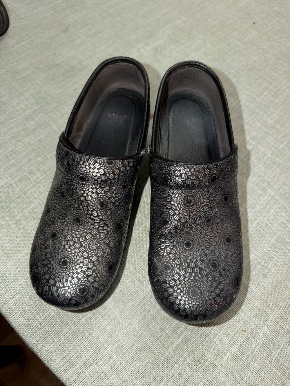 Dansko Professional Black Textured Clogs. Size 39